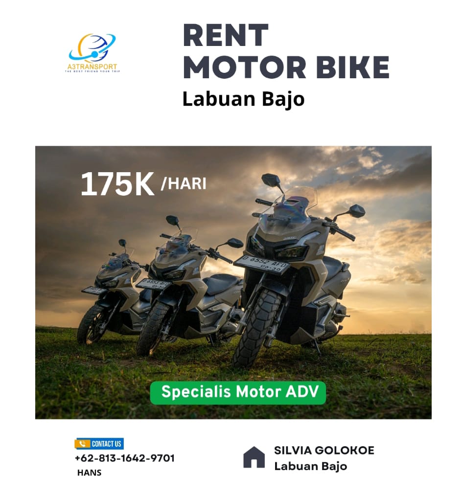sewa motor di labuan bajo